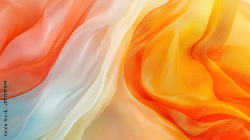 Abstract Silk Texture in Vibrant Colors Abstract Silk Texture in Vibrant Colors
