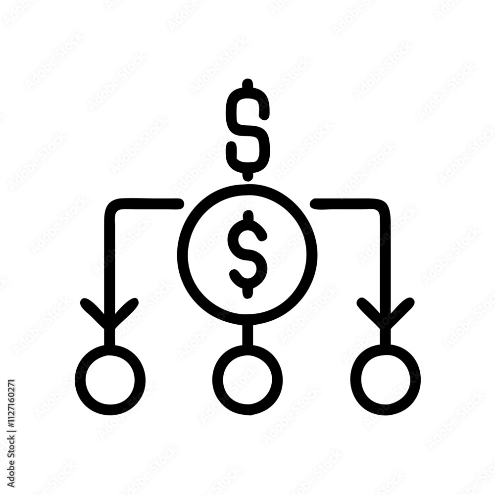 Obraz premium Cash Flow icon