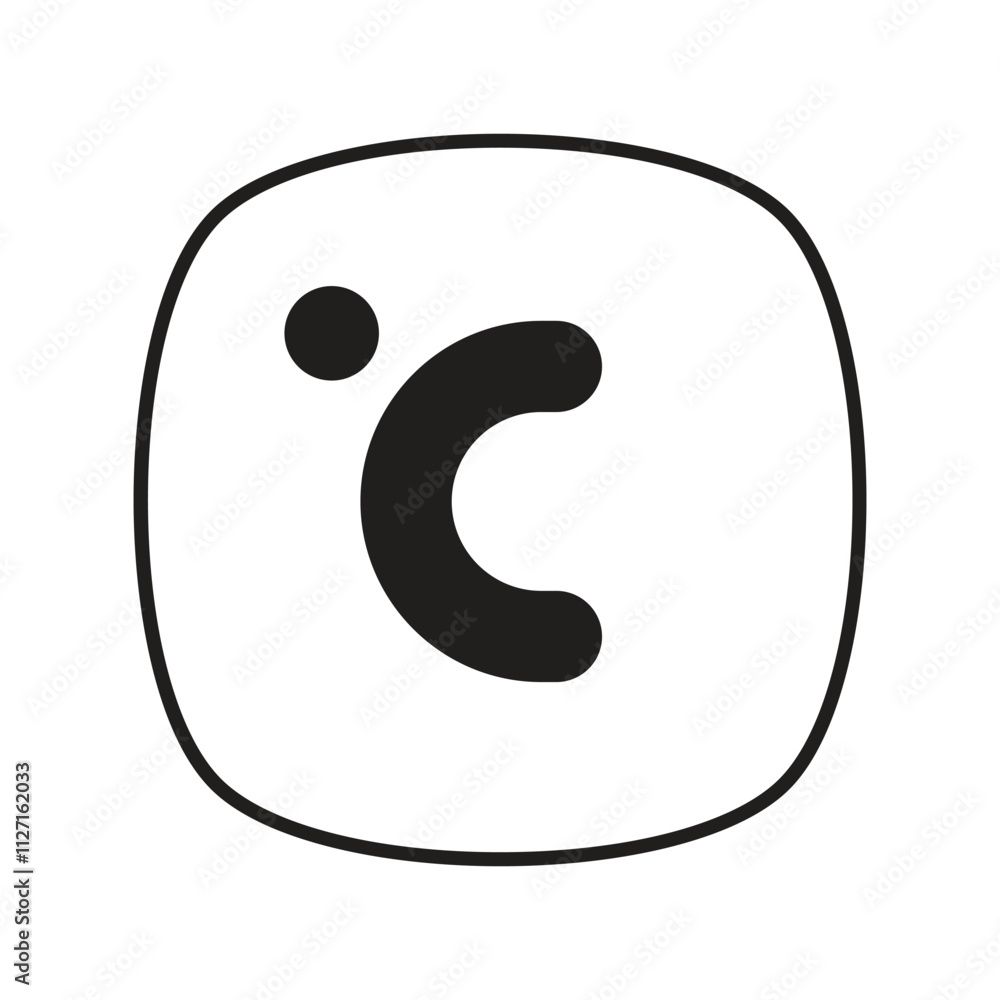 degree celsius glyph icon with white background vector stock illustration degree celsius glyph icon with white background vector stock illustration