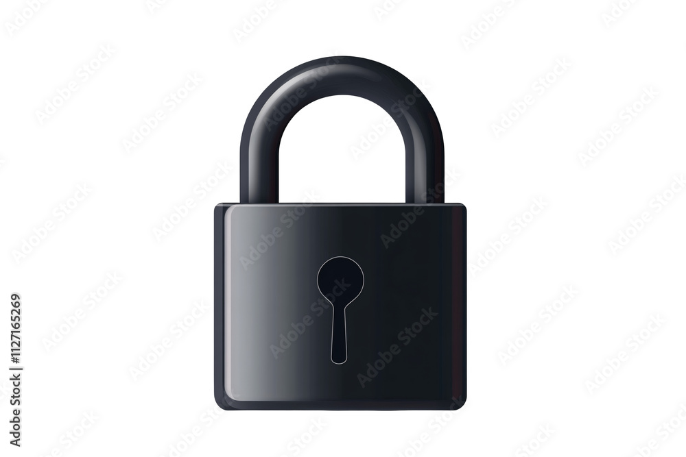 a black padlock with a keyhole a black padlock with a keyhole