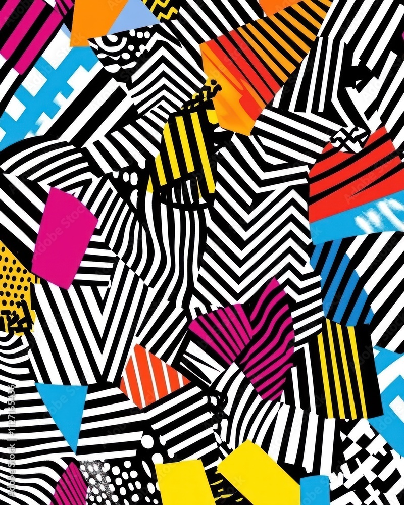 A vibrant, abstract design featuring bold colors and dynamic patterns. A vibrant, abstract design featuring bold colors and dynamic patterns.