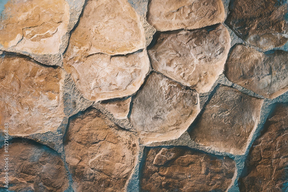 Fototapeta premium A stone texture design with a distressed, old appearance