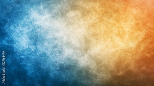 Abstract Blue and Orange Textured Background