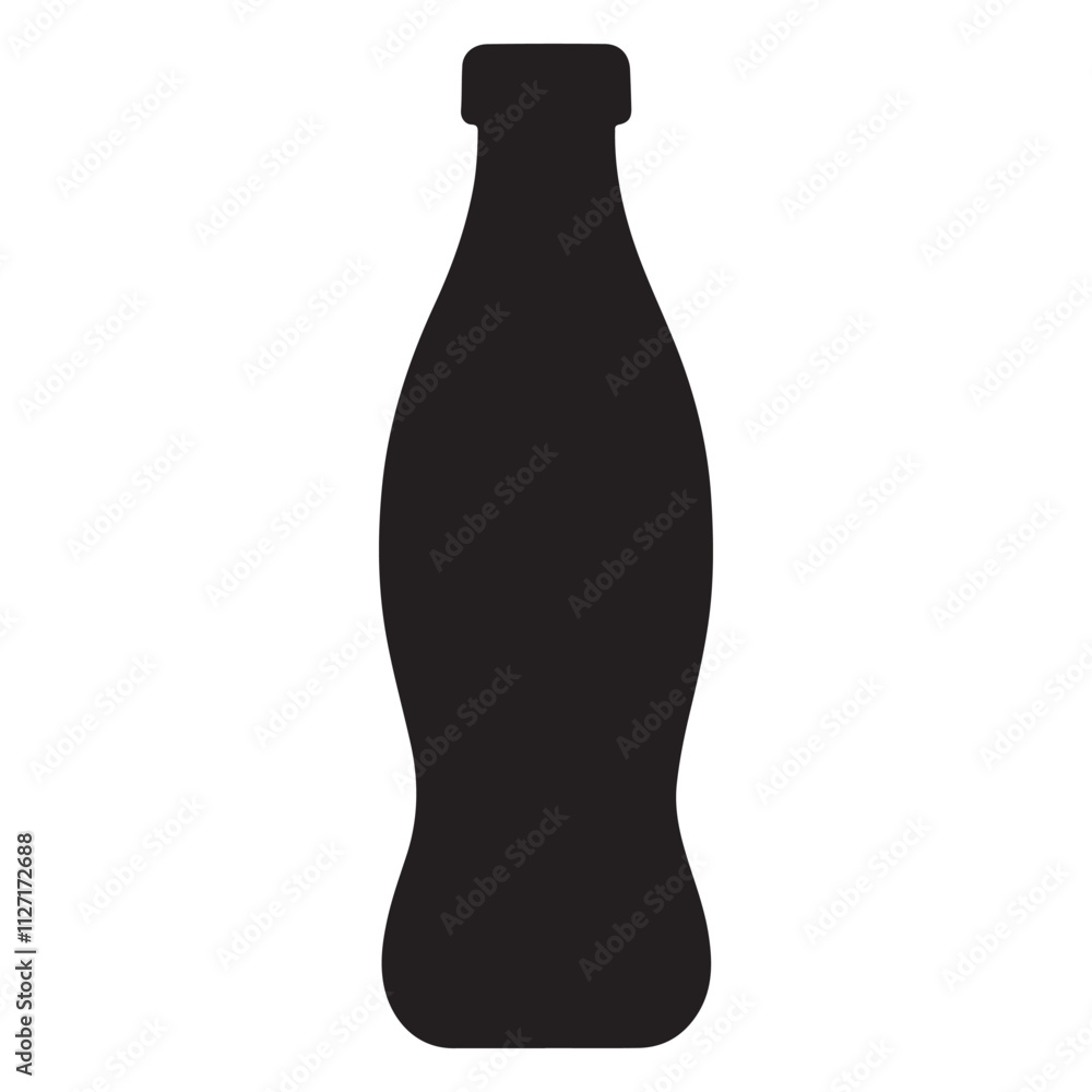 Bottle Silhouette Vector Icon Design Illustration Bottle Silhouette Vector Icon Design Illustration