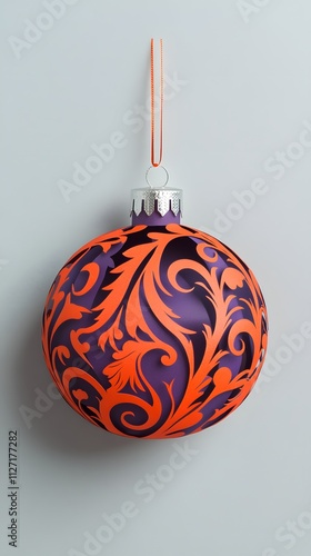 Christmas Balls, Garlands, Tree and Decorations, Santa Claus, Formed With Paper Cut Art, Abstract Image, Texture, Pattern Background, Wallpaper, Cover and Screen of Smartphone, PC, Laptop