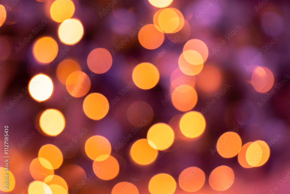 Fototapeta premium Festive Background with blurred lights