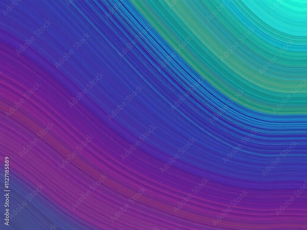 Abstract wavy background with vibrant blue, purple, and green gradient. Abstract wavy background with vibrant blue, purple, and green gradient.