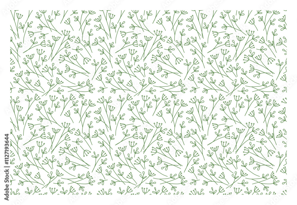 Line drawn leaf pattern. Abstract pattern. Vector collection for print, cards, packaging and other design with natural herbs. Line drawn leaf pattern. Abstract pattern. Vector collection for print, cards, packaging and other design with natural herbs.
