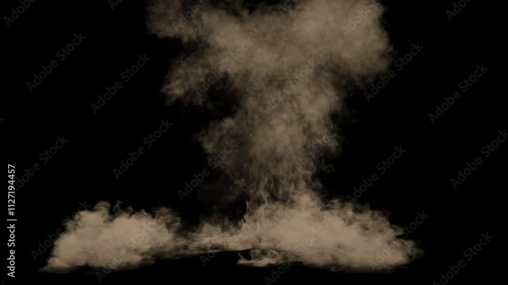 Dust Explosion on transparent background
3d rendering with alpha channel of Explosion simulation (the background is transparent)
Dust Explosion on transparent background
3d rendering with alpha channel of Explosion simulation (the background is transparent)