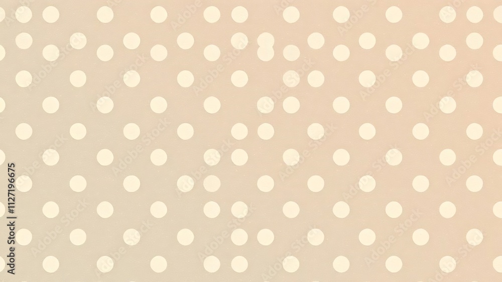 Beige background with small off-white polka dots. Beige background with small off-white polka dots.