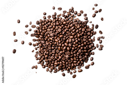 a pile of coffee beans