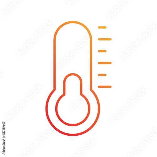 min degree gradient icon with white background vector stock illustration