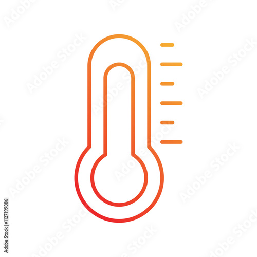 max degree gradient icon with white background vector stock illustration