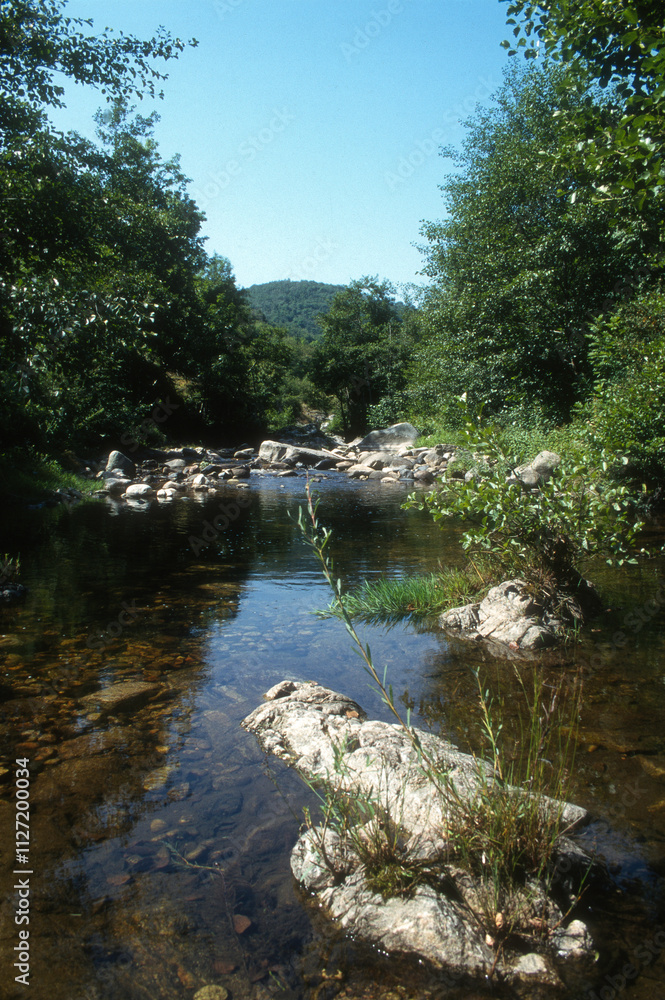 vallée de l'Eyrieux, rivière Eyrieux, , 07, Ardeche, France