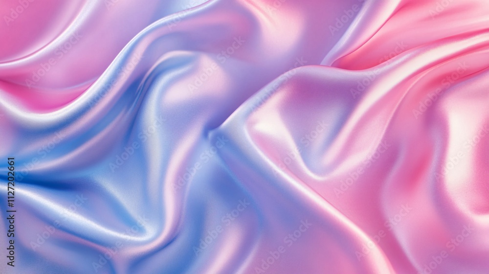 Soft Draped Pastel Pink and Blue Silk Fabric Soft Draped Pastel Pink and Blue Silk Fabric