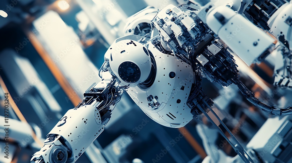 Fototapeta premium Advanced Robotics: A Glimpse into the Future of Automation