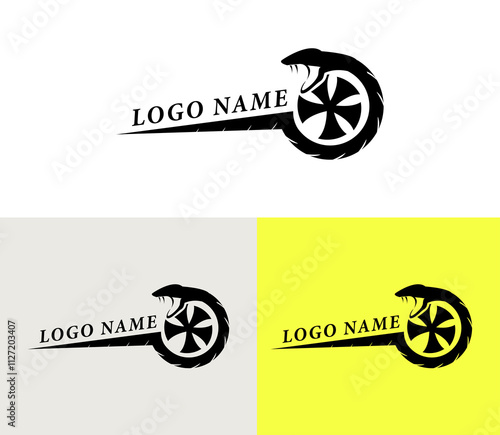 wheel logo brand icon vector