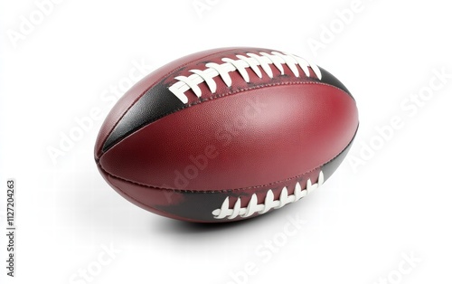 American football ball, Rugby Ball isolated full depth of field on white background