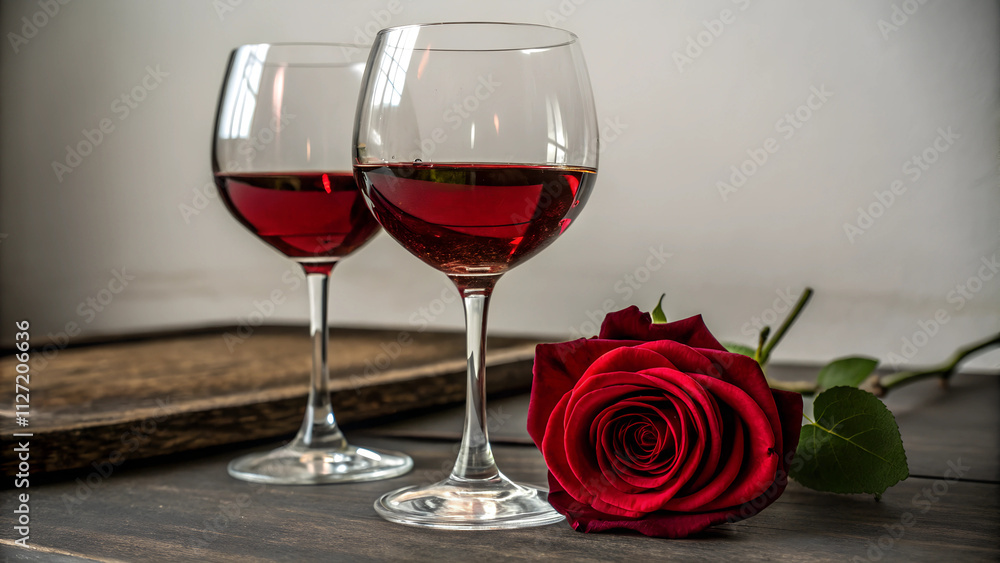 a-pair-of-wine-glasses-with-a-rose-between-them a-pair-of-wine-glasses-with-a-rose-between-them