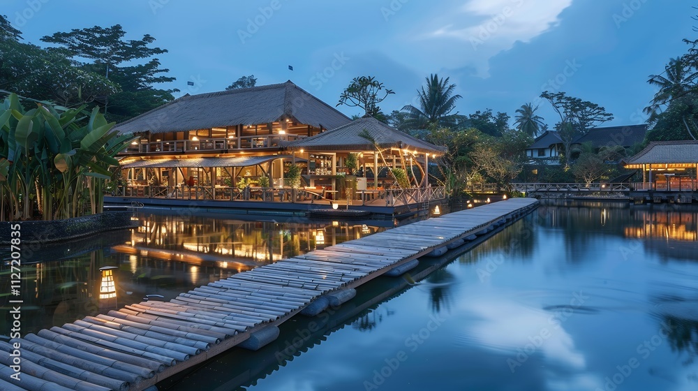 A luxurious eco-friendly marina set against the breathtaking backdrop of Bali's tropical paradise. Featuring 200 berths with state-of-the-art docking facilities, the marina blends Balinese architectur A luxurious eco-friendly marina set against the breathtaking backdrop of Bali's tropical paradise. Featuring 200 berths with state-of-the-art docking facilities, the marina blends Balinese architectur