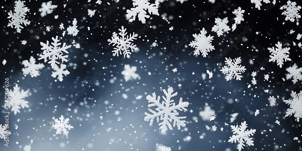 Winter frosty blue background with snowflakes
Winter frosty blue background with snowflakes