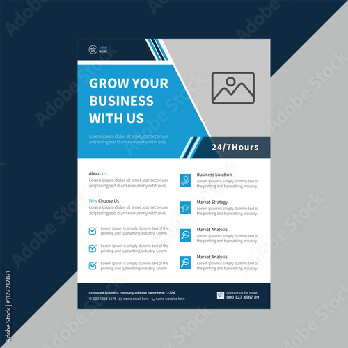 Flyer Design Layout Template & Poster