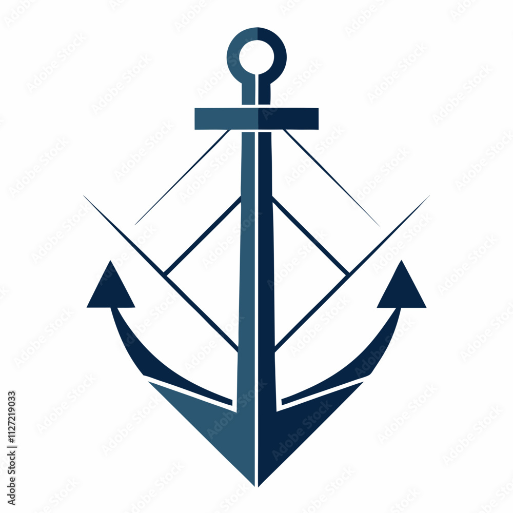Geometric Anchor Design with Modern Typography Geometric Anchor Design with Modern Typography