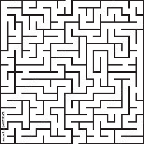 Kids riddle maze puzzle labyrinth vector illustration