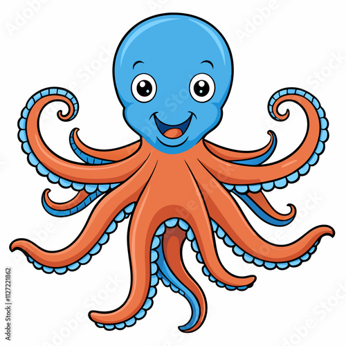 octopus cartoon illustration