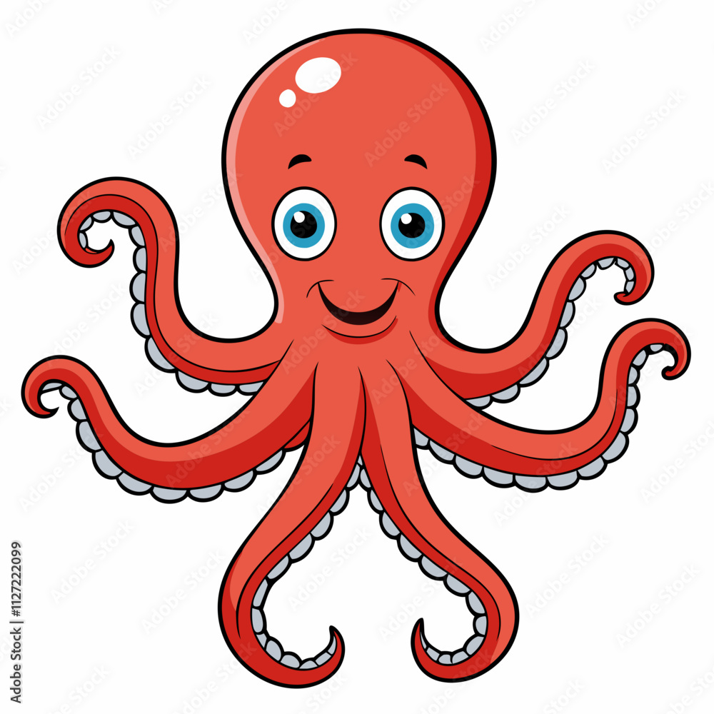 octopus cartoon illustration octopus cartoon illustration