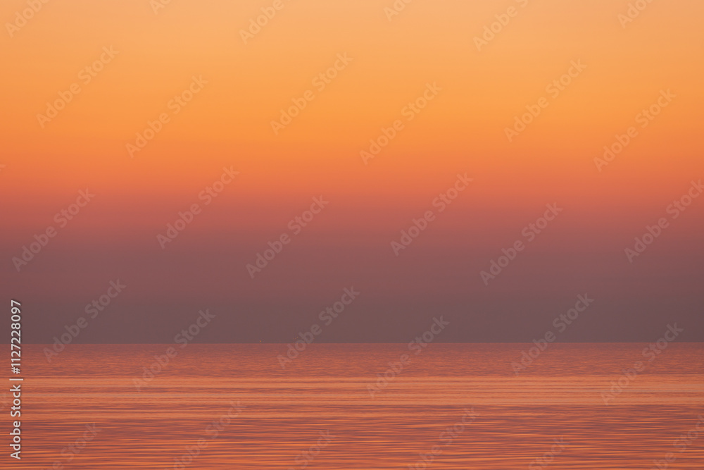Fototapeta premium Beautiful red sky before sunrise.