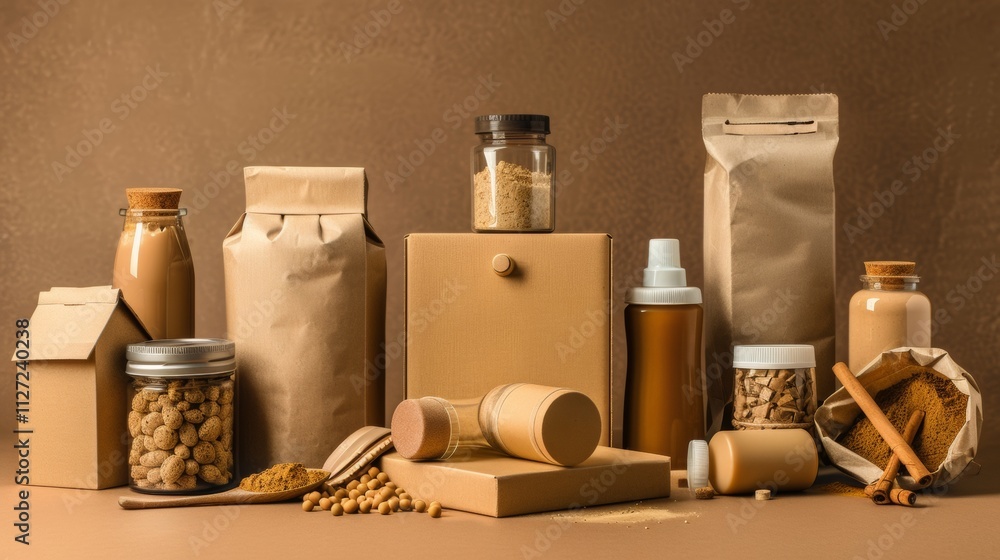 Eco-friendly food packaging and natural ingredients Eco-friendly food packaging and natural ingredients
