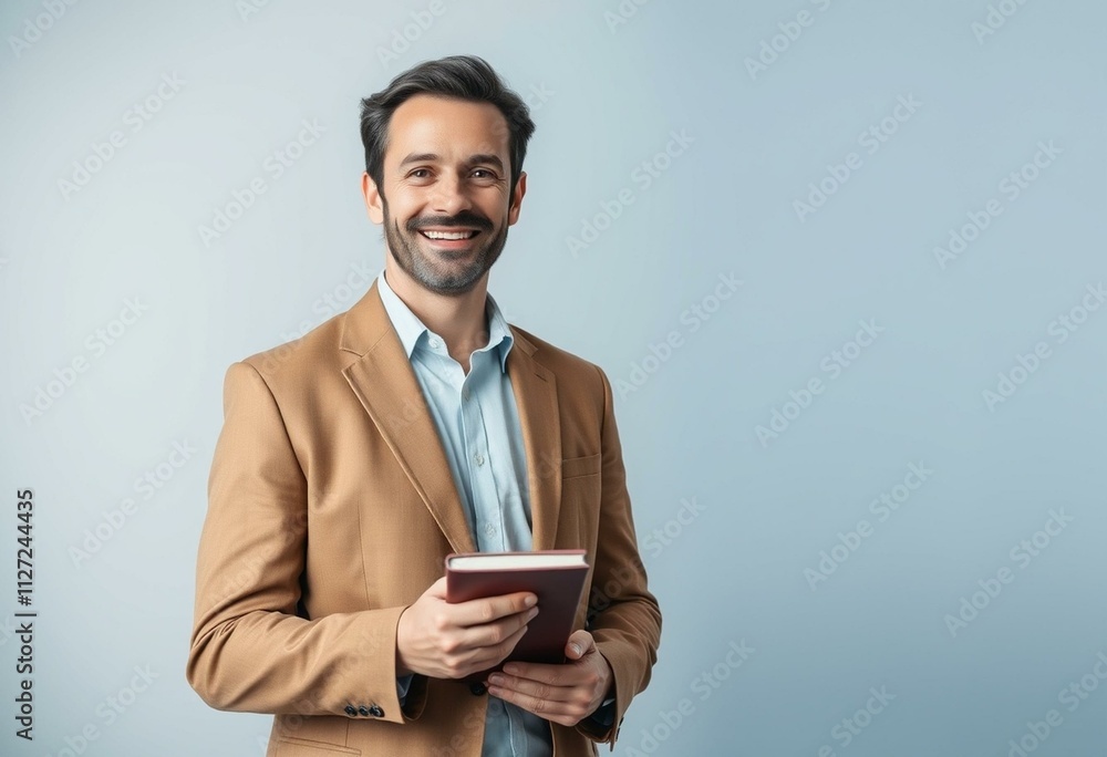 Portrait of a professor with a warm smile Portrait of a professor with a warm smile
