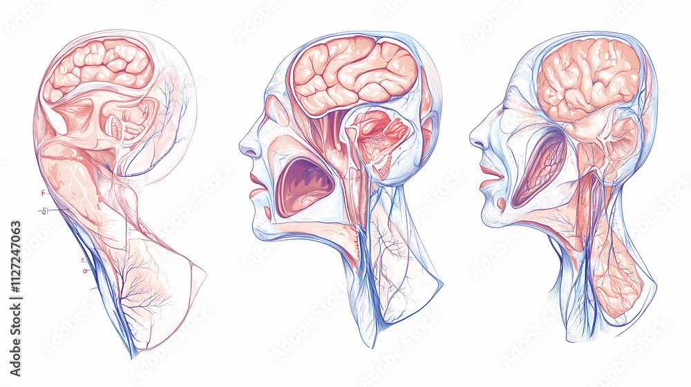 Progressive Clogging Valokuva Diagrammatic representation of progressive artery clogging ...