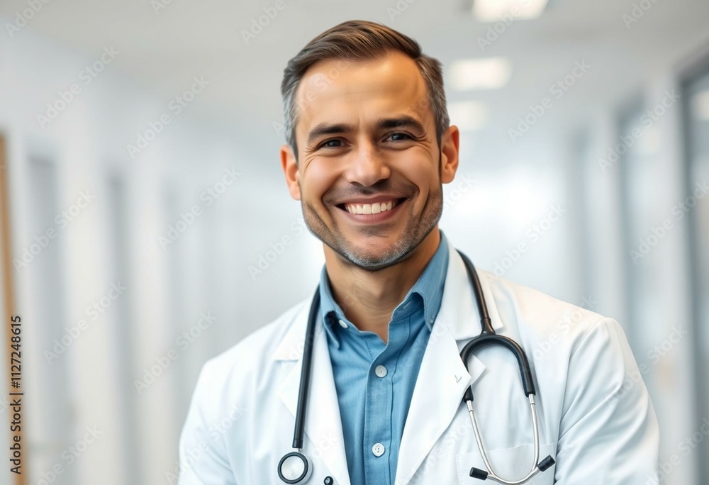 Portrait of a doctor with a warm smile Portrait of a doctor with a warm smile