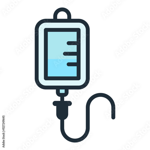 Infuse icon, iv bag icon