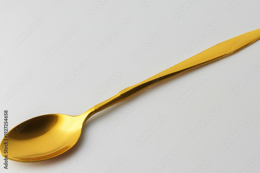 Golden spoon on a white background. A spoon with gold and gray background. Small spoon lying on a gray background. Small spoon lying on a gray background with yellow gold lifestyle. Golden spoon on a white background. A spoon with gold and gray background. Small spoon lying on a gray background. Small spoon lying on a gray background with yellow gold lifestyle.