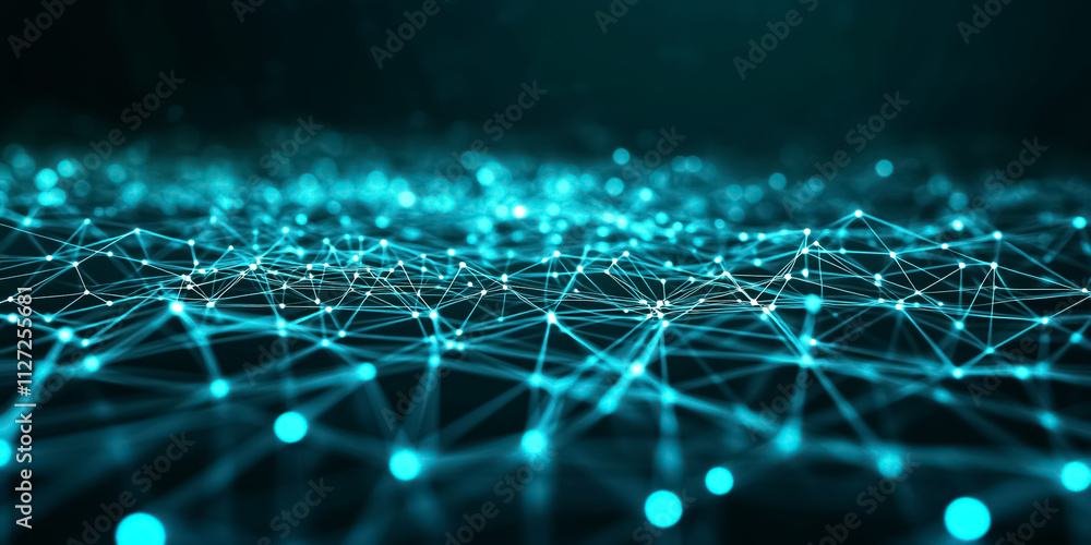 A glowing, interconnected circuit grid in shades of blue and green over a dark black background, evoking high-tech, futuristic themes
A glowing, interconnected circuit grid in shades of blue and green over a dark black background, evoking high-tech, futuristic themes