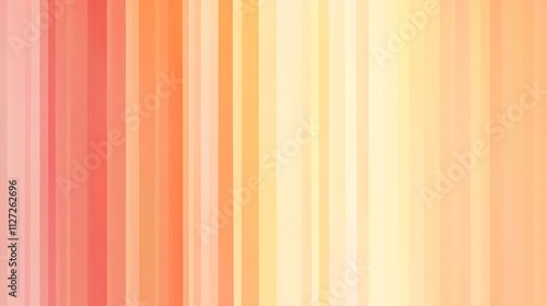 Abstract Orange And Yellow Vertical Stripes Background