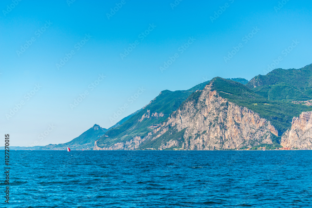 Beautiful peaceful lake Garda, Italy. Beautiful peaceful lake Garda, Italy.