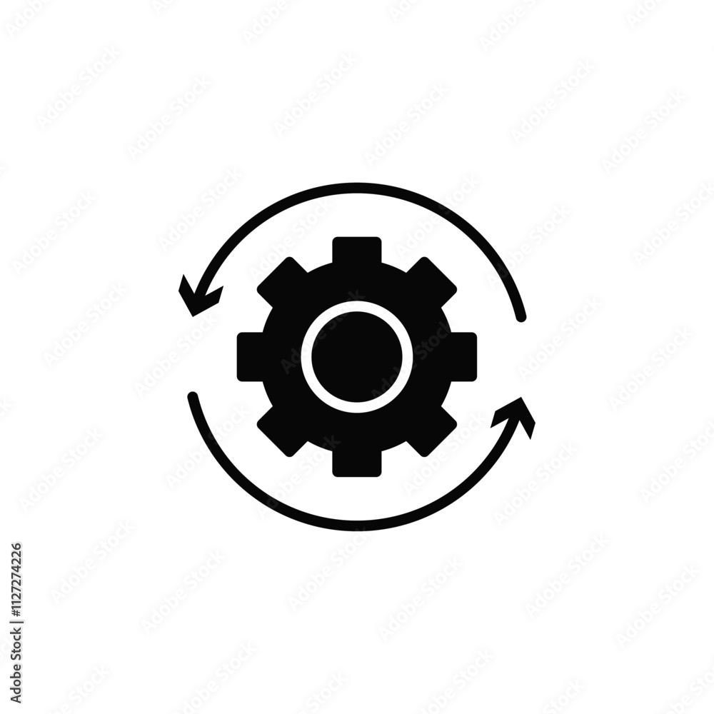 Recovery icon Vector flat thin line illustration Recovery icon Vector flat thin line illustration