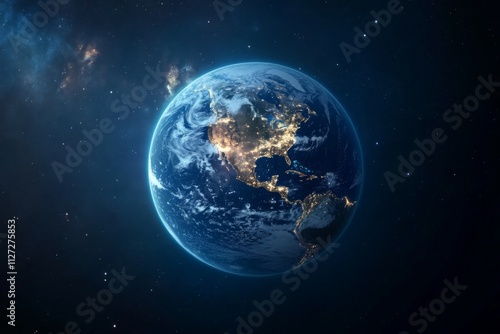 earth in space