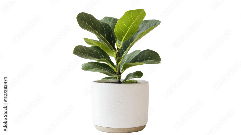 Ficus Lyrata in Minimalist White Pot Ficus Lyrata in Minimalist White Pot