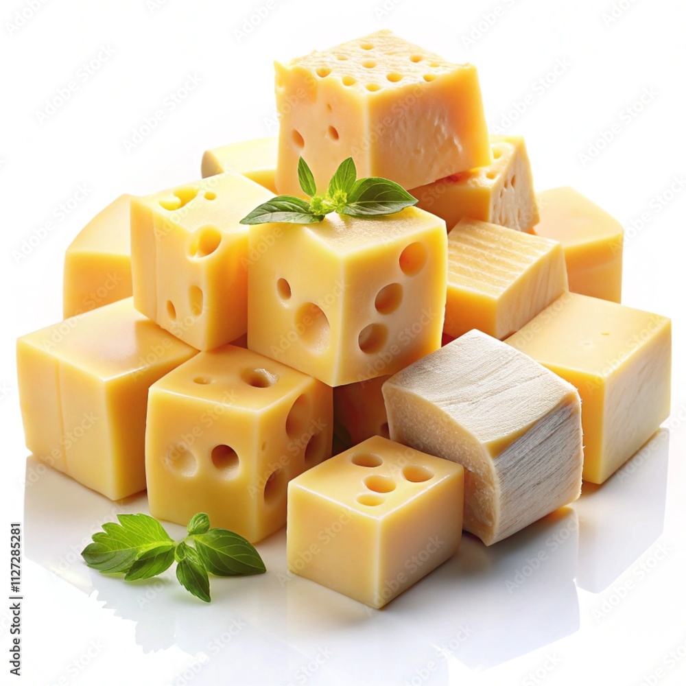 Photo of Cheese Dices and Slices Photo of Cheese Dices and Slices