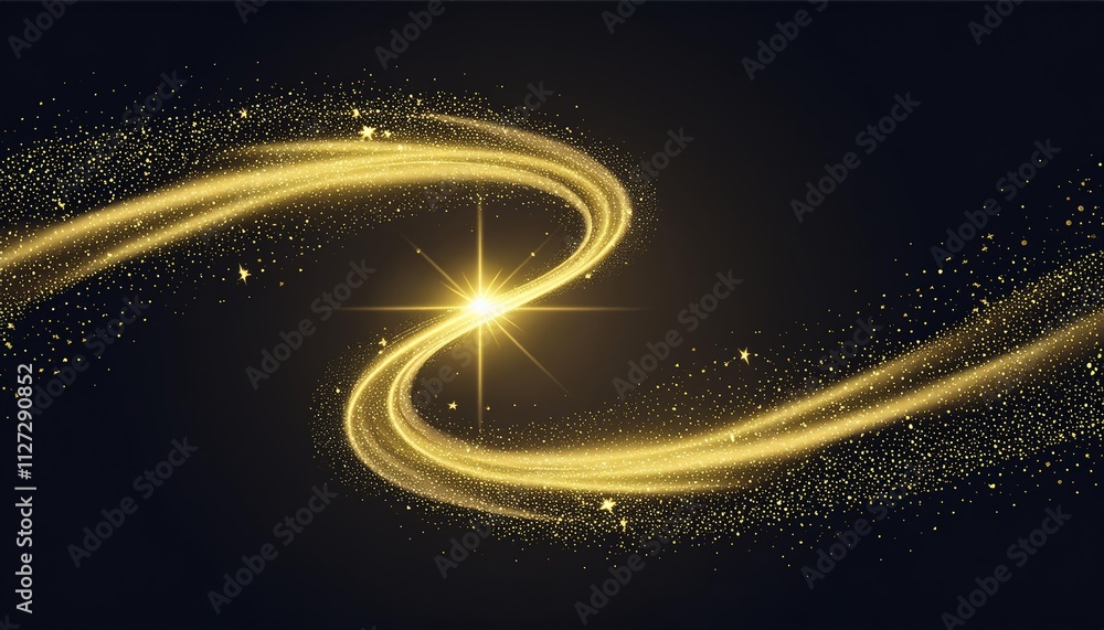 Golden Sparkle Trail Dust in Swirl Wave Style A Captivating Visual Journey Through Enchanting Patterns and Luminous Textures, Perfect for Artistic Inspiration and Creative Projects Golden Sparkle Trail Dust in Swirl Wave Style A Captivating Visual Journey Through Enchanting Patterns and Luminous Textures, Perfect for Artistic Inspiration and Creative Projects