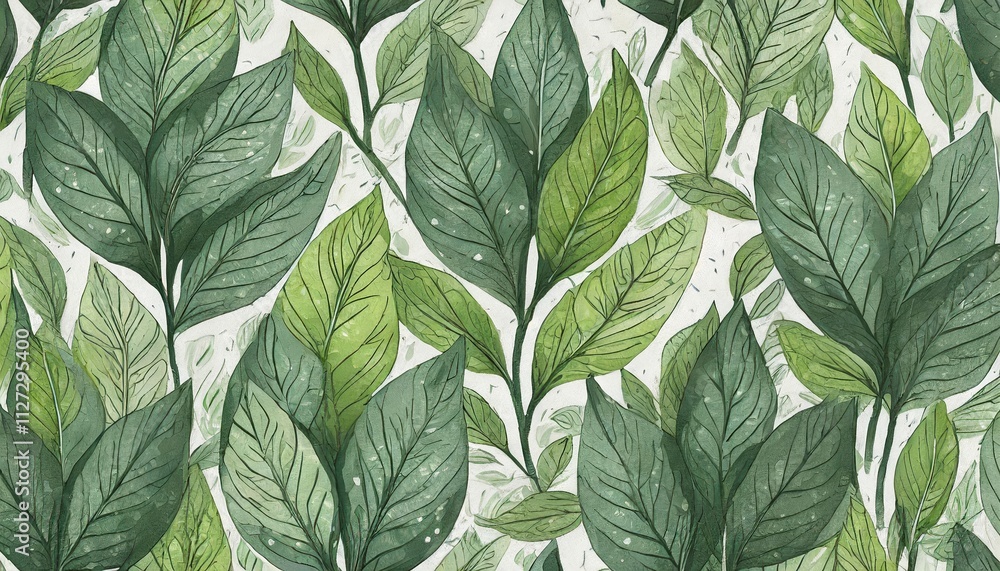 HandDrawn Green Plant and Leaf Pattern Illustration Simple Organic Design Featuring Various Natural Elements in Pencil, Perfect for EcoFriendly Projects and NatureInspired Artwork HandDrawn Green Plant and Leaf Pattern Illustration Simple Organic Design Featuring Various Natural Elements in Pencil, Perfect for EcoFriendly Projects and NatureInspired Artwork
