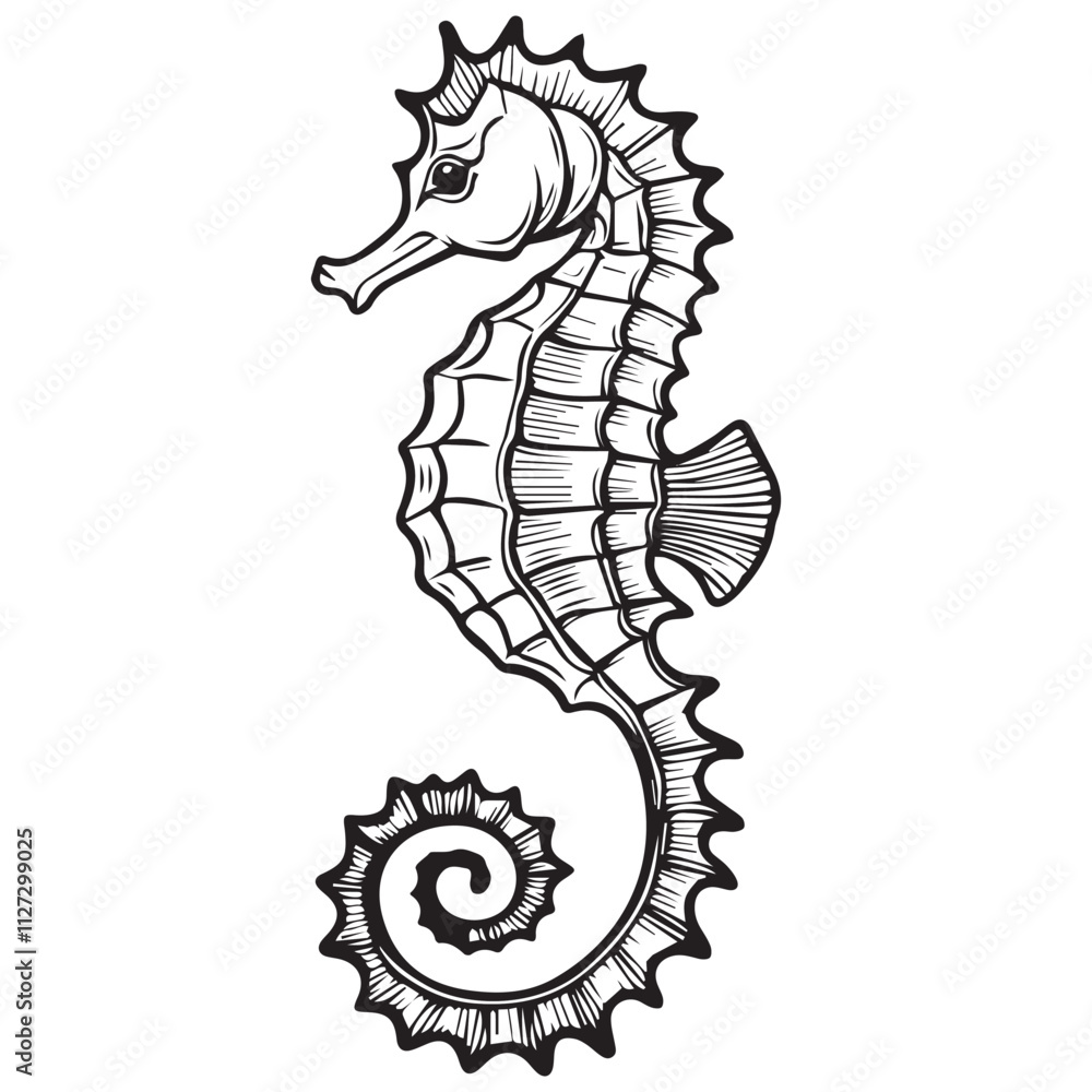Creative black and white animal vector Creative black and white animal vector