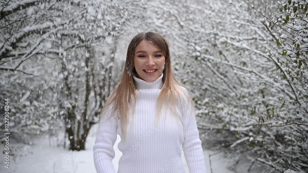 Experience a Joyful Winter Moment in a Beautifully Snowy Forest Landscape Today Experience a Joyful Winter Moment in a Beautifully Snowy Forest Landscape Today