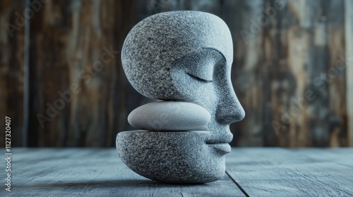 Symbol for the balance between physical health and mental health.
