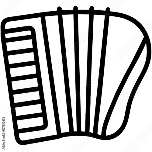 Icon of an Accordion
